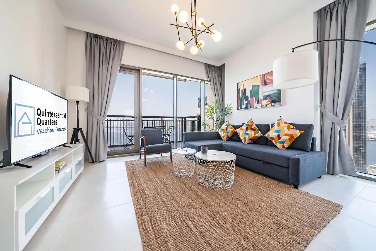 Panoramic Burj Views - Lovely 3Br In Creek Harbour Dubai Apartment